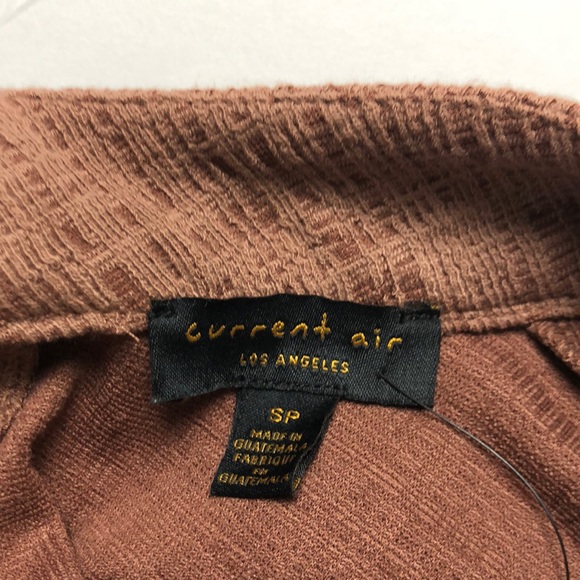 Anthropologie Current Air Bette Tie Top SP NWT - Picture 7 of 8